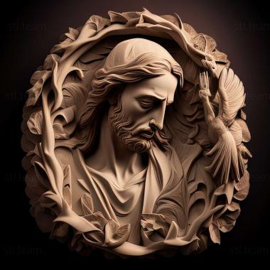 3D model jesus christ (STL)